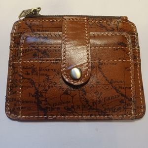 RFID protected Patricia Nash leather wallet